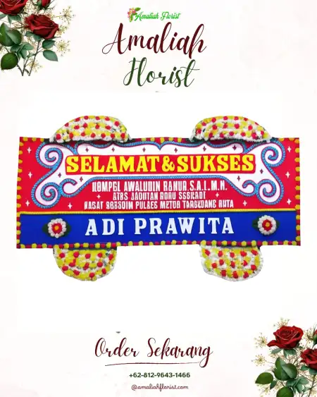 Papan Bunga Ucapan Selamat Jiporapah